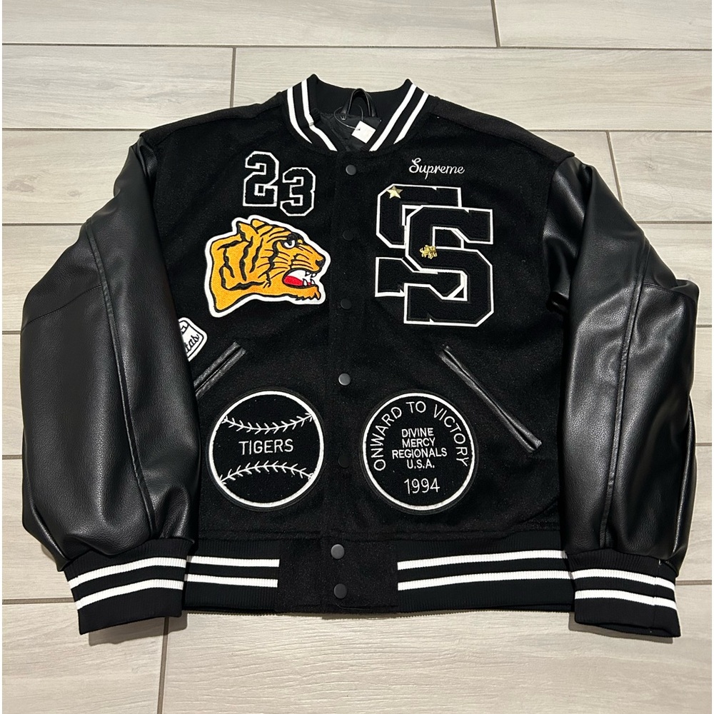 Supreme Tiger Varsity Jacket - Medium